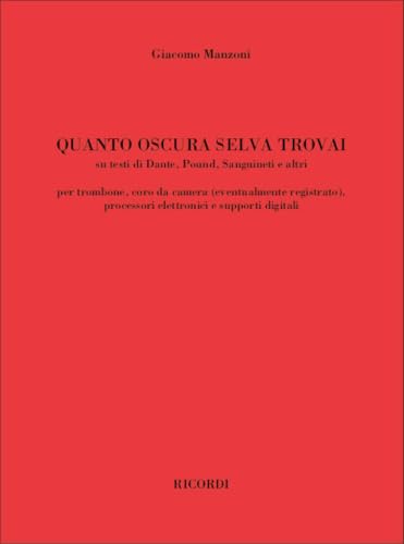 Couverture de Quanto Oscura Selva Trovai