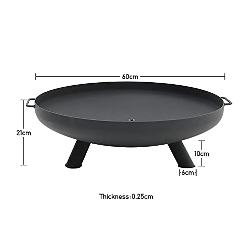 Warmiehomy Fire Pits for Garden, Outdoor Fire Pit with Stand,Cast Iron Fire Pit,Garden Patio