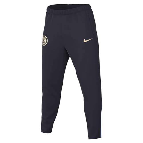 Nike Chelsea Herren Dri-fit Strike Pant Kpz Pantalón, Obsidian/Lt Photo Blue/Guayaba Ice, Small Hombres