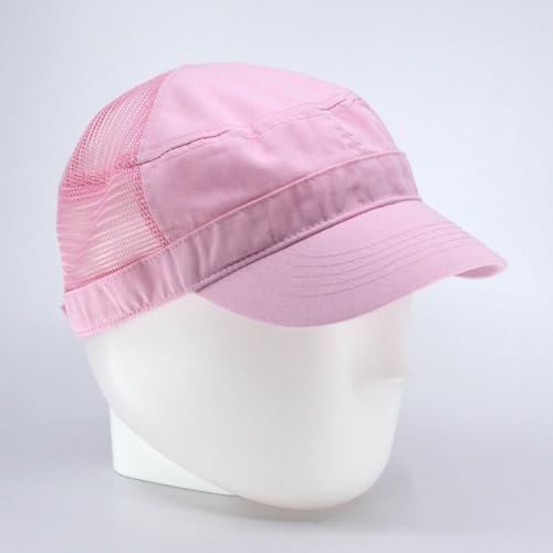 Image of The Vintage Year Heavy Stitching Washed Cotton Cadet Hat - Durable Military Baseball Cap for Men & Women, Outdoor Casual Wear