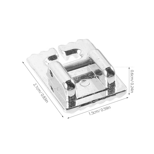 Set de 3 pies prensatelas para máquina de coser de metal miniatura 7