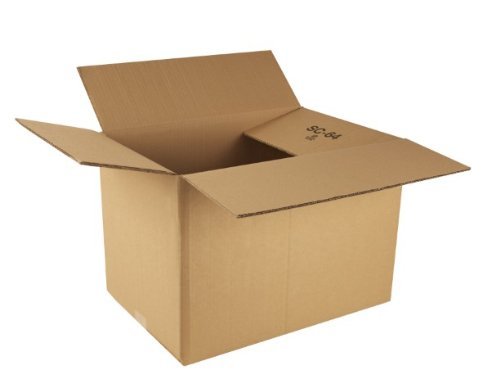 2XPacking Carton Double Wall Strong Flat-Packed, 457x305x305mm, Pack of 15