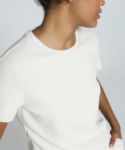 Image of Puma Women's Solid Regular Fit T-Shirt