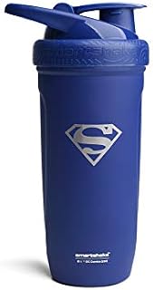 SmartShake Reforce, Shaker Ze Stali Nierdzewnej, Czarny - 900 ml.