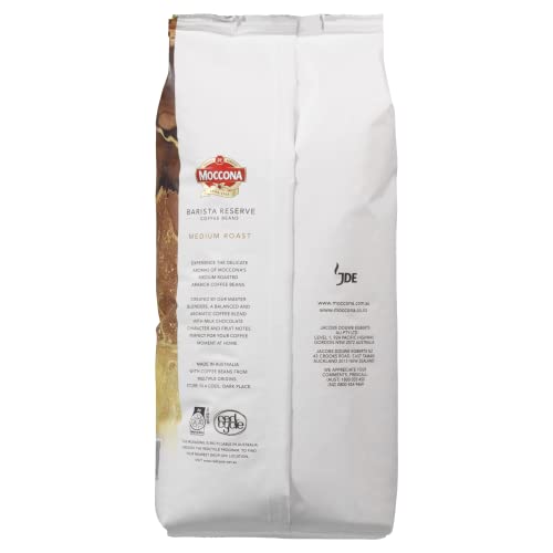 image for Moccona Barista Reserve Medium Roast Coffee Beans 1kg, 1 kg (Pack of 1