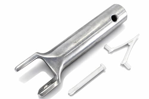 Tech Team Cast Aluminum Vacuum Head Adapter Repair Kit – Universal Fit for Pool & Spa Vacuum Heads | Includes Adapter, Swivel Pins & Clips | Restore Maneuverability & Extend Equipment Life