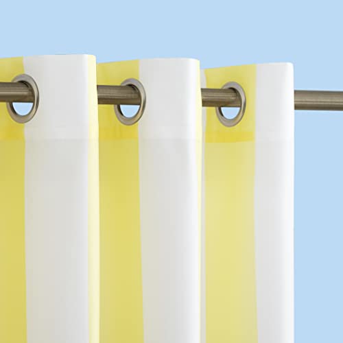 Rideau à œillets Sun Zero jaune 274cm | Élégance et protection terrasse