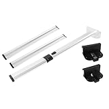 Abnehmbare Tischbeine aus Metall, Klapptischbeine for Wohnmobile, mit 2 Schienen + Klappdesign in der Mitte, Maximale Belastung 40 kg, Geeignet for Wohnmobile, Boote und Esstische(50cm/19.7in)