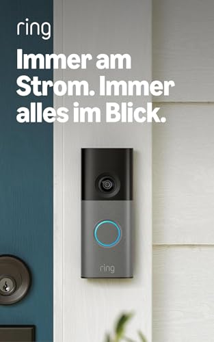 Ring Wired Video Doorbell (neueste Gen.) | Mit Netzteil | Videotürklingel-Kamera mit Retinal 2K und optimiertem Zoom (bis zu 6x)… – Ansicht 2