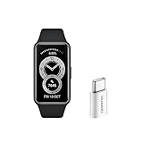 Batería para 2 semanas: HUAWEI Band 6 ofrece una duración de la batería de 14 días, en un uso típico, y en uso intenso alrededor de 10 días, es resistente, duradera y potente, igual que los grandes deportistas