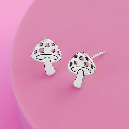 Boma Jewelry Sterling Silver Mushroom Stud Earrings3