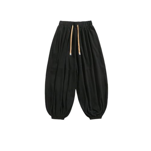 Pantalon décontracté homme en coton et lin pour vacances à la mer