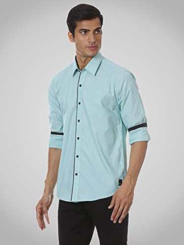 Image of SHIRT THEORY Solid Cotton Full Sleeves Casual Shirt for Men II Premium Cotton Shirt II Stylish Shirt for Men II Men Casual Shirt II Luxury Shirts ||