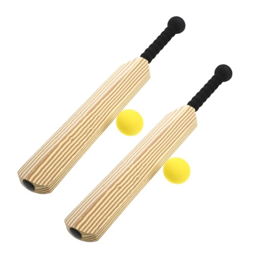 BESPORTBLE 1 セット バットクリケットセット 子供用バット クリケットトレーニング 子供の用品 裏庭の野球 木製 スポーツ 野球のトレーニング エヴァ