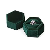 4. Unsere Ring-Fingerbox aus Cord ist klein und kompakt, leicht zu tragen, eine exquisite Hochzeitsring-Geschenkbox kann leicht in der Tasche von Kleidung oder Hosen versteckt werden und überraschen Sie Ihr liebes Geschenk mit romantischen Vorschlägen.