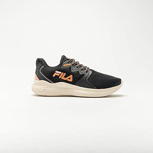 Tênis Sparky, Fila, Feminino, Preto/Rosa Coral/Cobre, 37