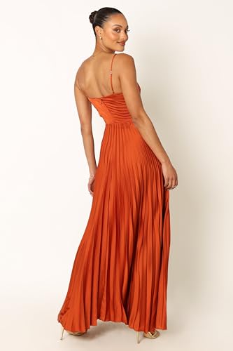 Image of Petal & Pup Women's Naira Pleated Maxi Dress