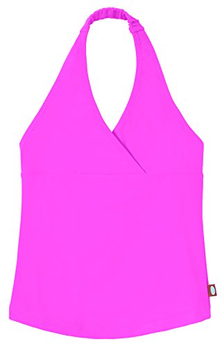 Image of Polkadot Girls' UPF 50+ Swim Halter Top by City Threads