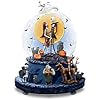 The Bradford Exchange The Nightmare Before Christmas Musical Glitter Globe with Rotating Base