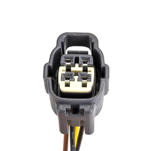 Image of Wsays Trailer Wiring Harness 4-Pin Plug & Play Compatible with Jeep Wrangler TJ 1998-2006