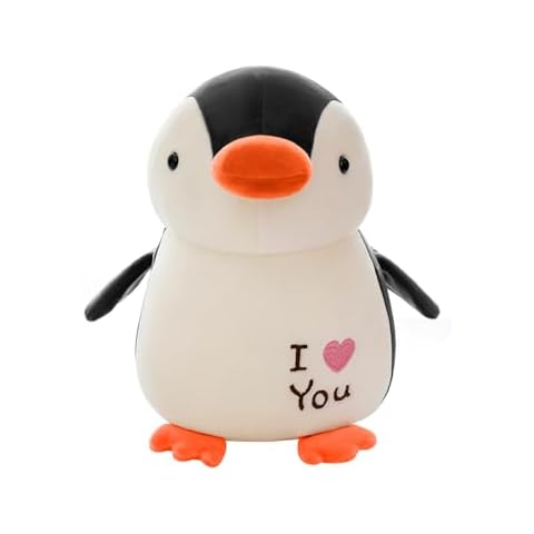 XiRiDa Penguin Stuffed Animal Plushie Hug Toy Throw Pillow Plush Doll for Kids 9.8" Cover