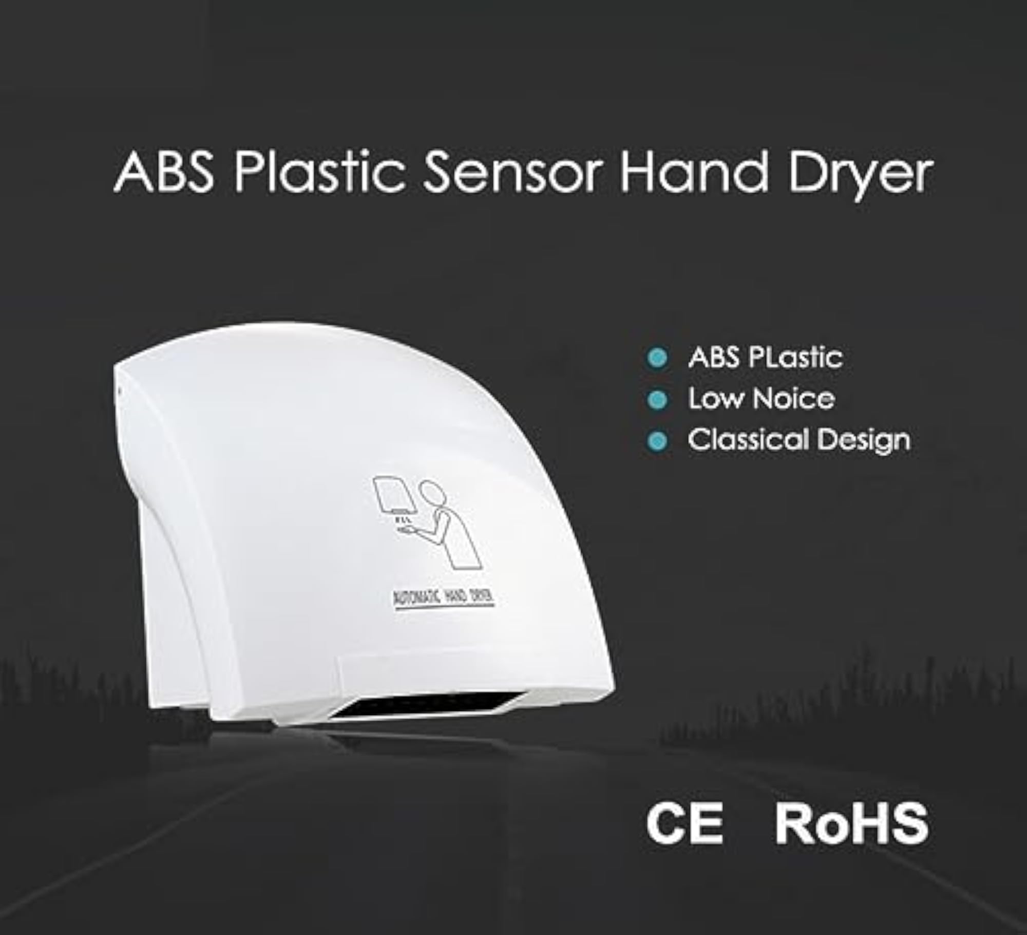 Hand Dryer Automatic High Speed Motion Sensor