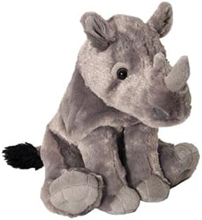 The Petting ZooRhino Stuffed Animal, Gifts for Kids, Wild Onez Zoo Animals, Southern Rhino Plush Toy 12 inches