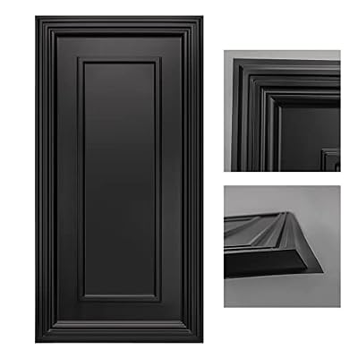 Art3d Drop Ceiling Tiles, 24x48in. Black (24-Pack)