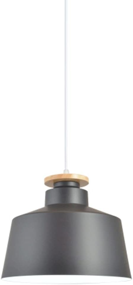 Chandelier industriel metal noir E27 pour remplacer un eclairage terne avec style