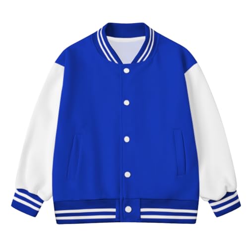 Image of ARTMINE Kids Baseball Jackets Casual Varsity Jacket School Bomber Jackets