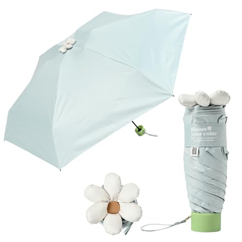 assa ���P �܂肽���� Ohana Parasol �y�� UV�J�b�g 100 �Ռ� ���f�B�[�X ���J���p ���� �ՔM ���O���Օ� �ߐԊO���Օ� 100% �R���p�N�g �M�t�g ���� ���킢�� 50cm ���� (FW946/�u���[)