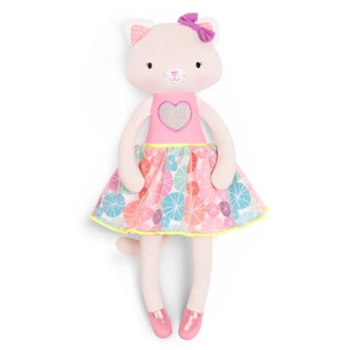 Muñeca gato de peluche lavable ideal para acompañar las siestas infantiles