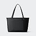 Flyook Work Tote for Women with Zipper Waterproof Shoulder Bag Top Handle Handbag for Travel, Work.(Black)