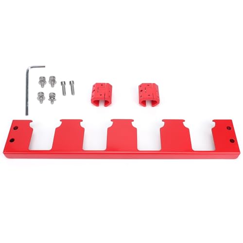 Estante de Batería de Metal SIXRUN con 4 Ranuras para DW 18V 20V Organizador Garaje