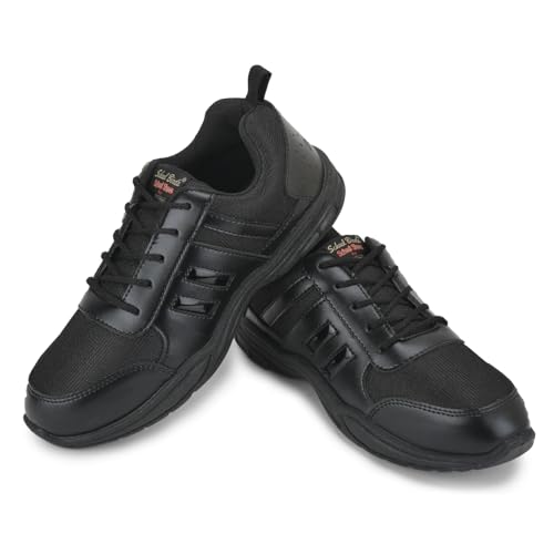 Image of SCHOOL BIRDS Kids Lightweight Comfortable Lace-Up School Sneakers
