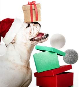 OHOCO Wool Dryer Balls 6 Pack XL, Organic Natural Wool for Laundry, Fabric Softening - Anti Static, Baby Safe, No Lint, Odorless and Reusable Gray