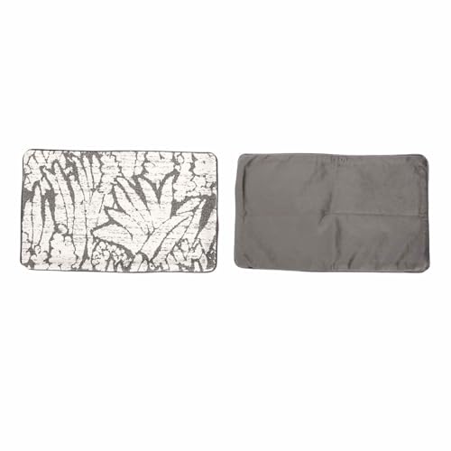 Housses de coussin en polyester doux gris clair de style bohème chic