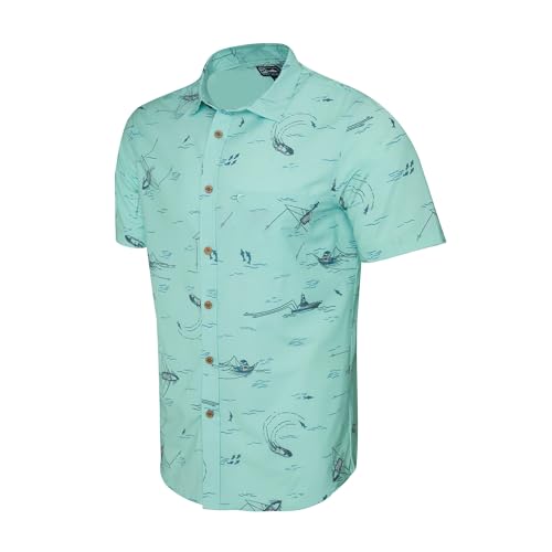 PELAGIC Topshot Trollin Button Up