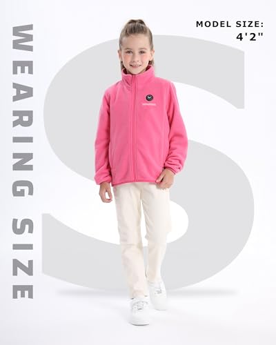 Venustas Kids Heated Fleece Jacket with 7.4V Battery Pack, Boys Girls Youth Electric Heated Coat for Winter3