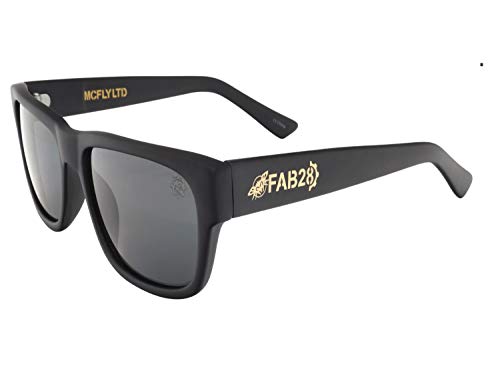 Black Flys FAB 28 Mc Fly Collaboration Sunglasses (Matte Black w/Smoke Polarized Lens)