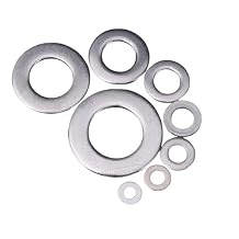 180/900pcs Stainless Steel Flat Washers M2-M12 Metal Screw Washer Gaskets for Screw Bolts Home Improvement Hardware Accessories900pcs with Box