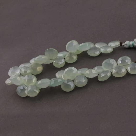 Aqua chalcedony heart shape beads pour réparer et concevoir des bijoux