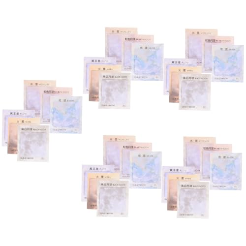 Bloc-notes mignon et unique Operitacx : lot de 5 papeteries adhésives et fournitures de bureau