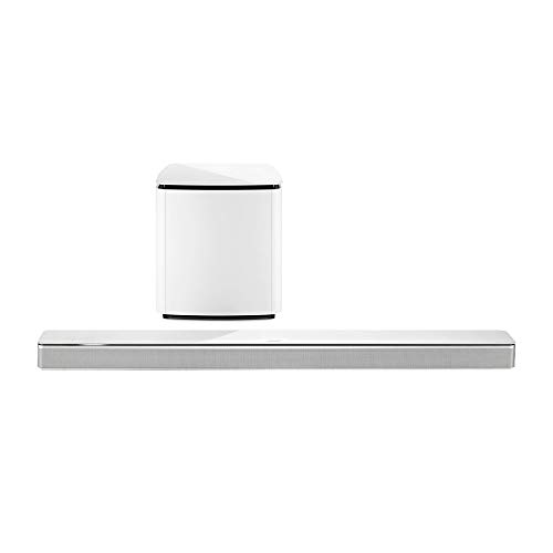 Bose Soundbar 700, Arctic White - Bundle Bass Module 700 for Soundbar 700