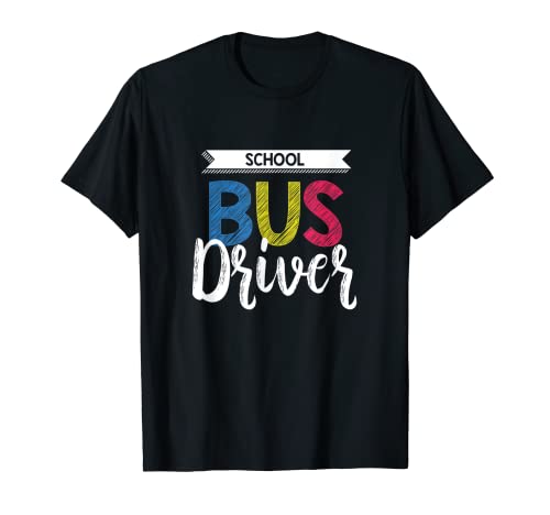 Camiseta del equipo del conductor del autobús Regalo del estudiante de la escuela del profesor Camiseta