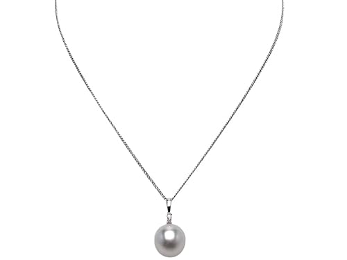 [Isowa Pearl] ɐu̐^X C\p[ ^ y_ggbv 11.6mm zCg K14 zCgS[h _Ch 0.02ct 33054