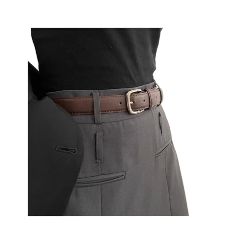 2.8x108cm PU Leather Belt For Women Summer Buckle Belt Female Jeans Coat Dress Waistband