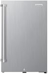 Frigidaire 4.3 CU FT capacity IPX4 Waterproof Rugged All-Weather Refrigerator, Outdoor/Indoor, Stainless Steel