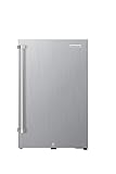 Frigidaire 4.3 CU FT capacity IPX4 Waterproof Rugged All-Weather Refrigerator, Outdoor/Indoor, Stainless Steel
