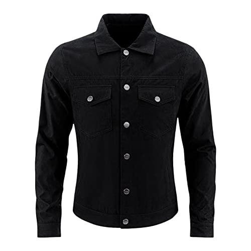 Veste-chemise en daim vintage pour homme avec poches à rabat automne